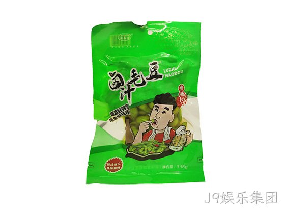 浙J9娱乐集团卤汁毛豆香辣味348g