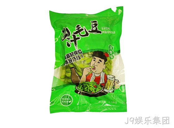 浙J9娱乐集团卤汁毛豆香辣味1.1kg