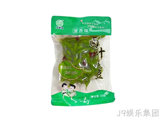 J9娱乐集团卤汁毛豆清香味328g