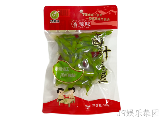 J9娱乐集团卤汁毛豆香辣味328g